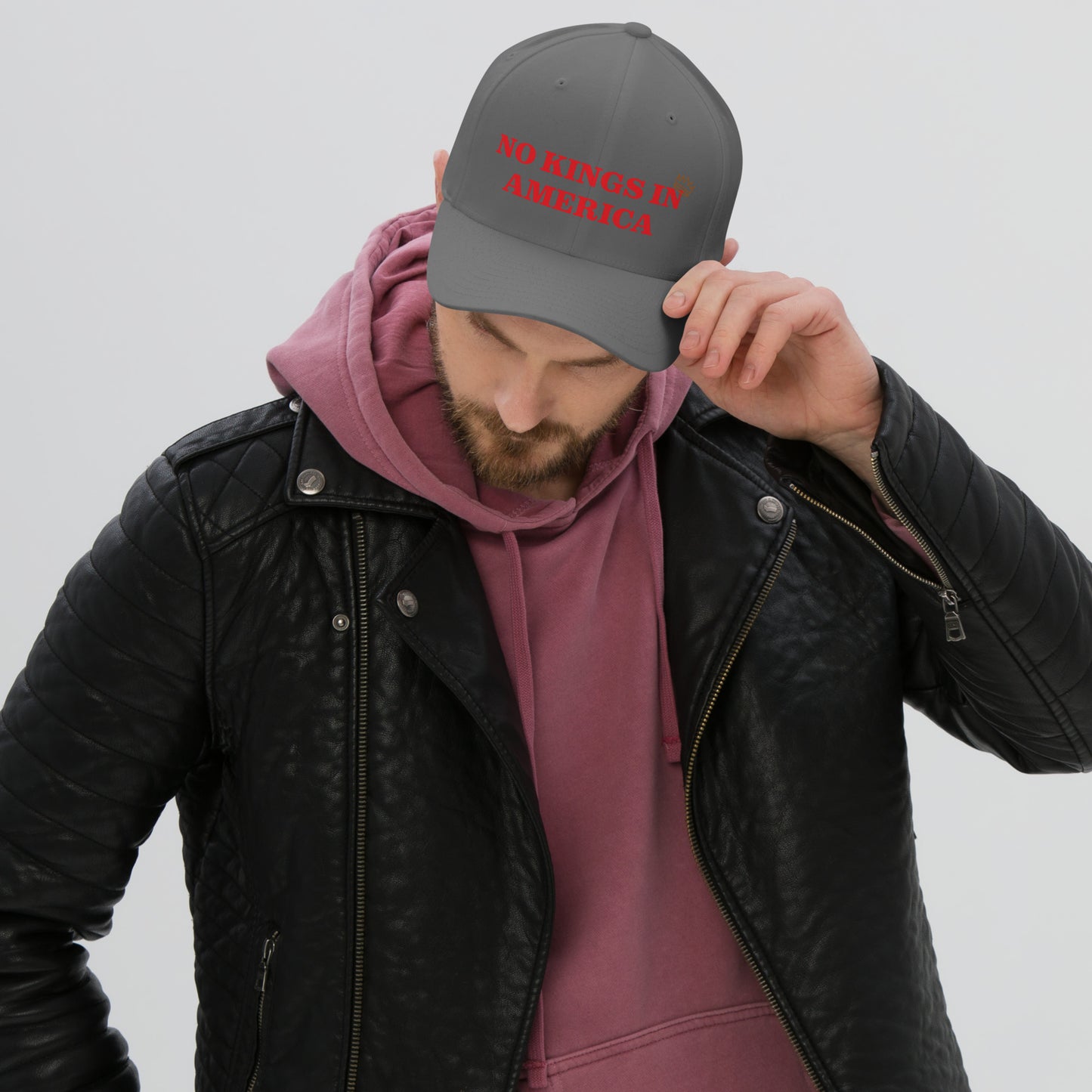 NO KINGS IN AMERICA Structured Twill Cap