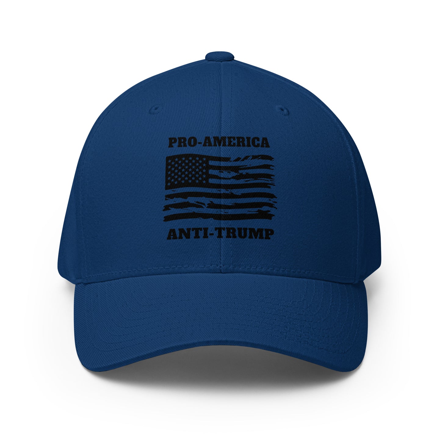 PRO-AMERICA/ANTI-TRUMP Structured Twill Cap