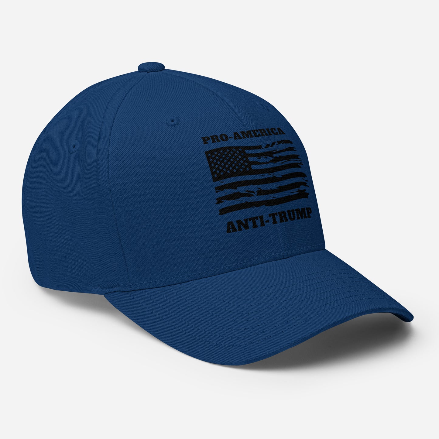 PRO-AMERICA/ANTI-TRUMP Structured Twill Cap