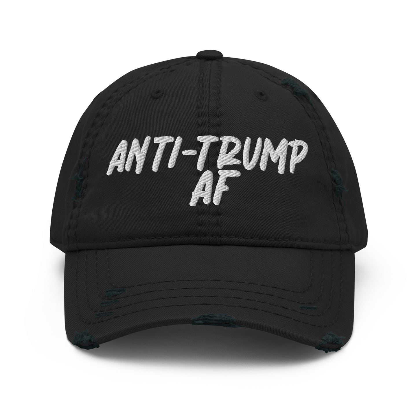 ANTI-TRUMP AF Distressed Cap