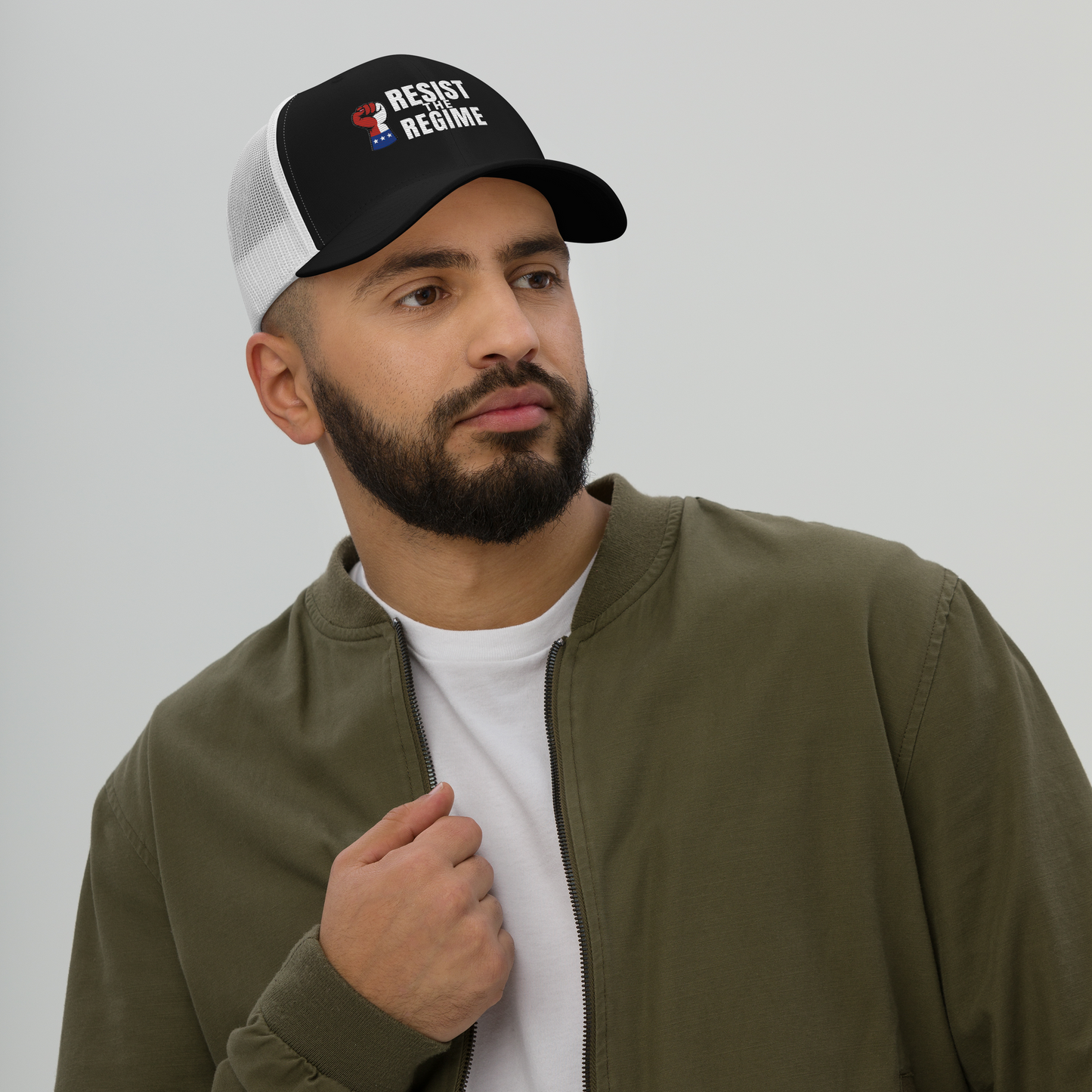 Resist The Regime Trucker Hat