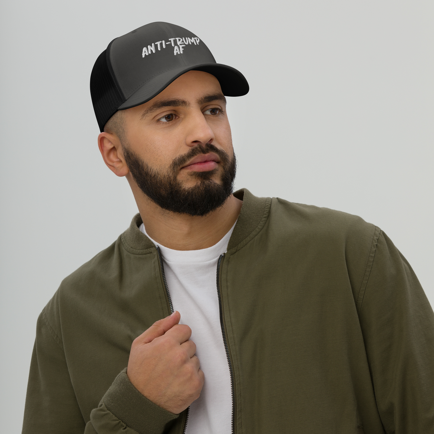 ANTI-TRUMP AF Trucker Hat