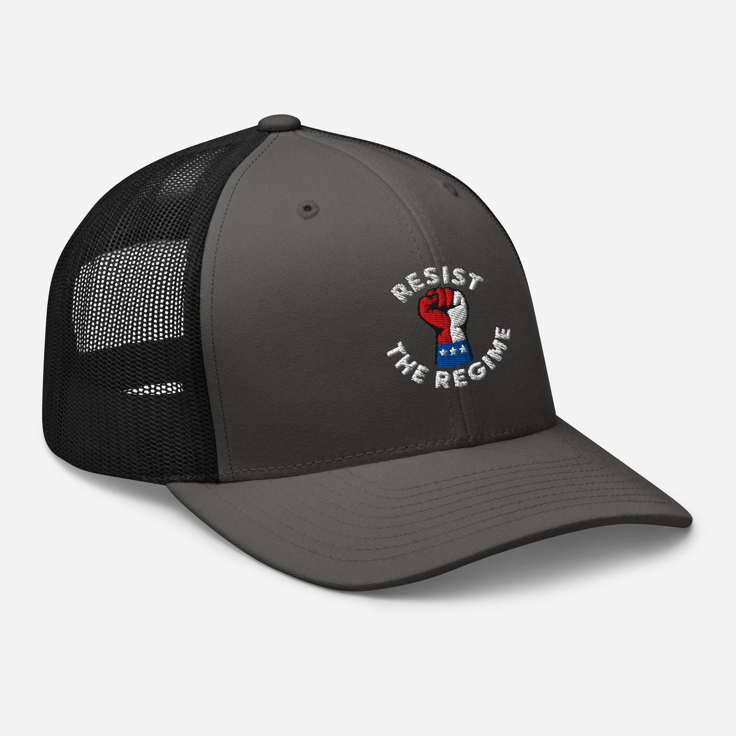 Resist The Regime Circle Trucker Hat