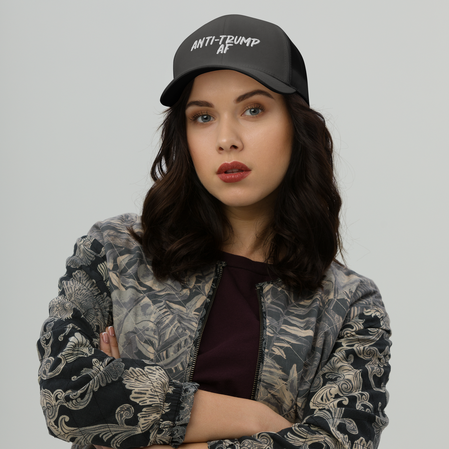 ANTI-TRUMP AF Trucker Hat