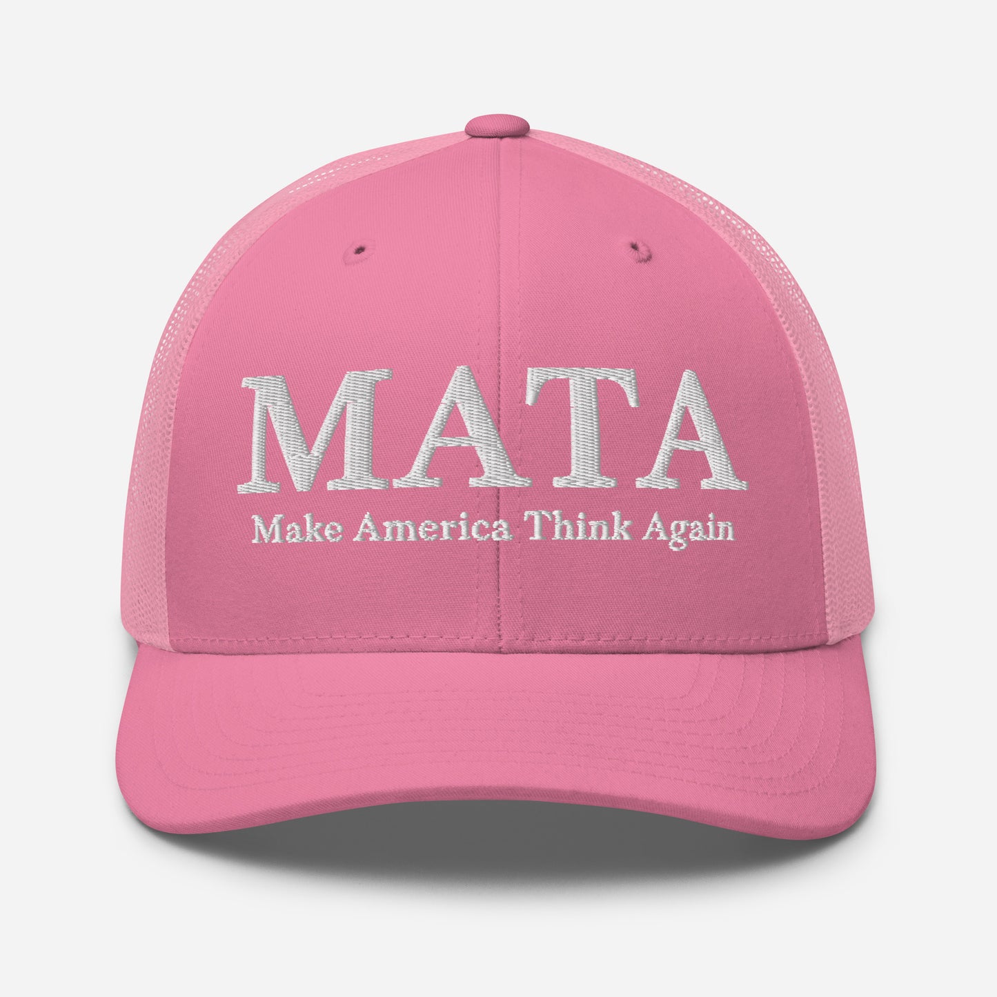 MATA Make America Think Again Trucker Hat