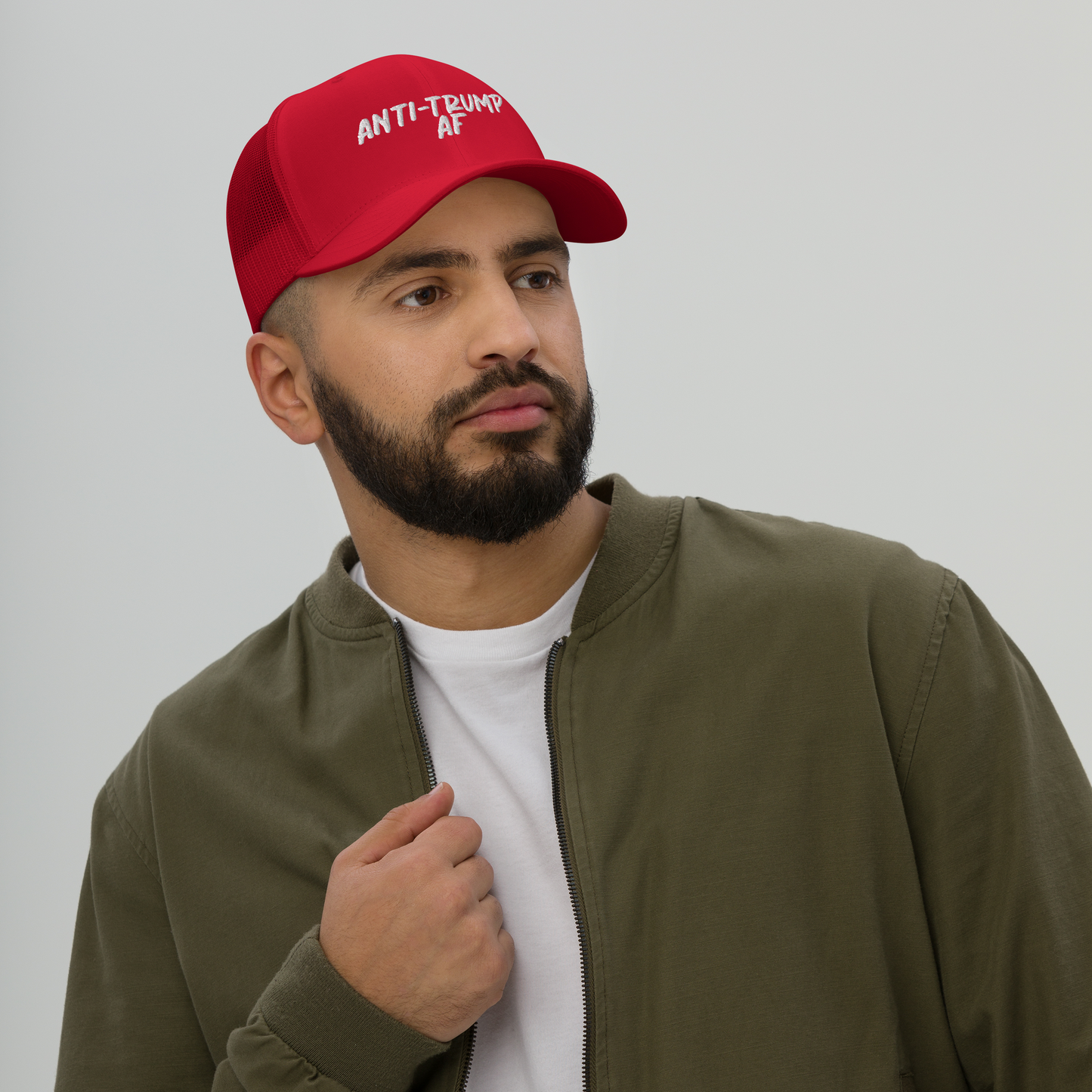ANTI-TRUMP AF Trucker Hat