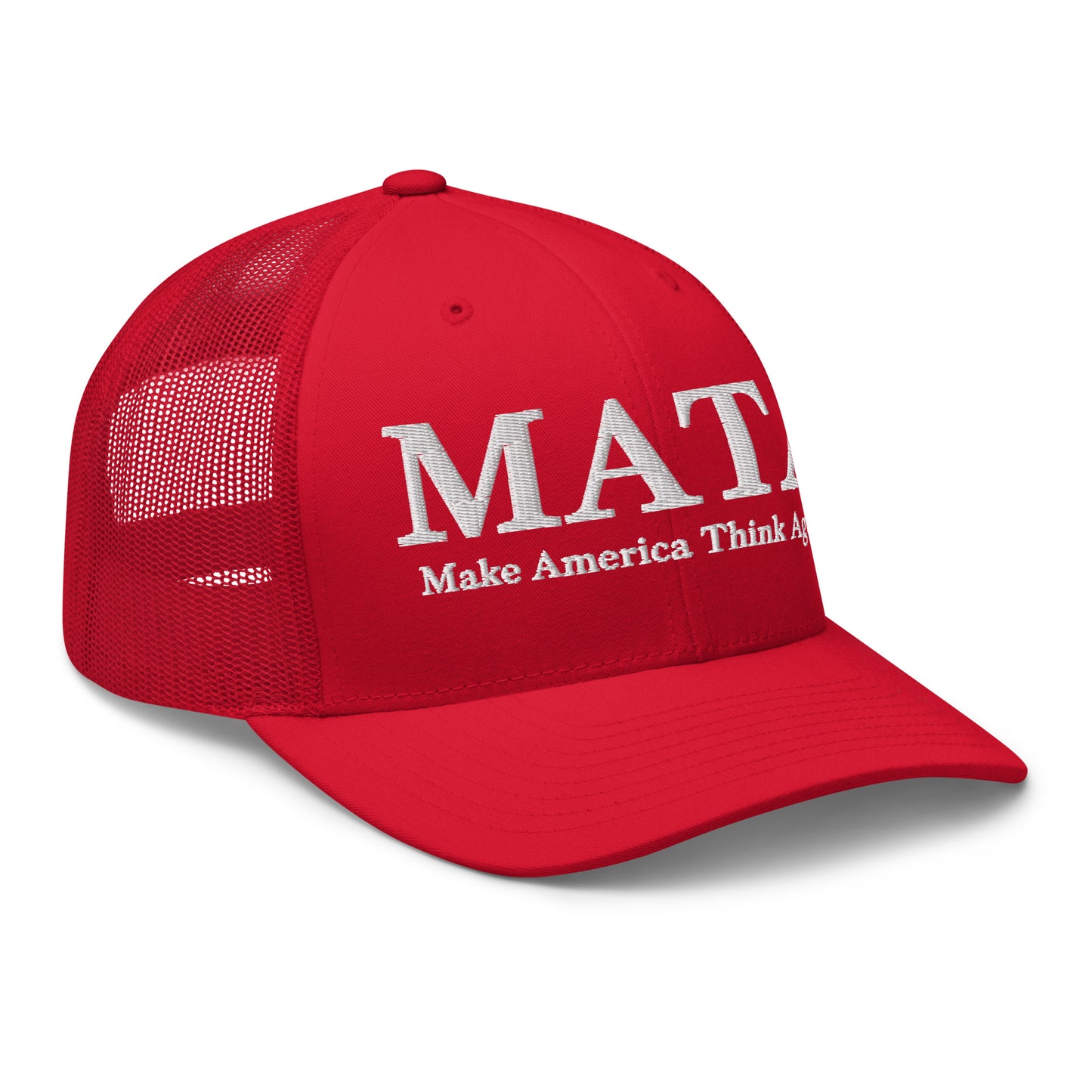 MATA Make America Think Again Trucker Hat