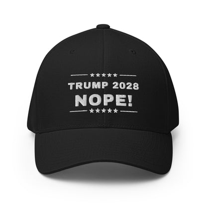 TRUMP 2028 NOPE! Structured Twill Cap