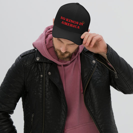 NO KINGS IN AMERICA Structured Twill Cap