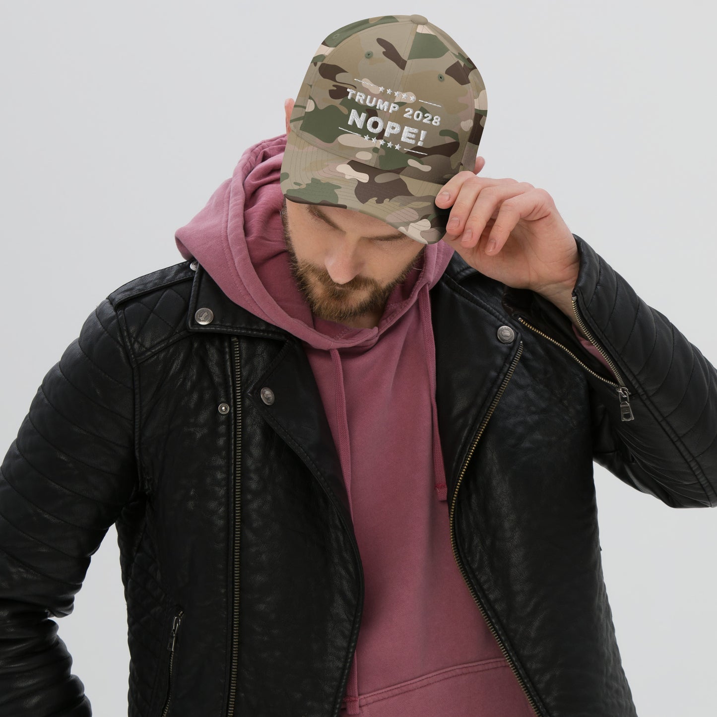 TRUMP 2028 NOPE! Structured Twill Cap