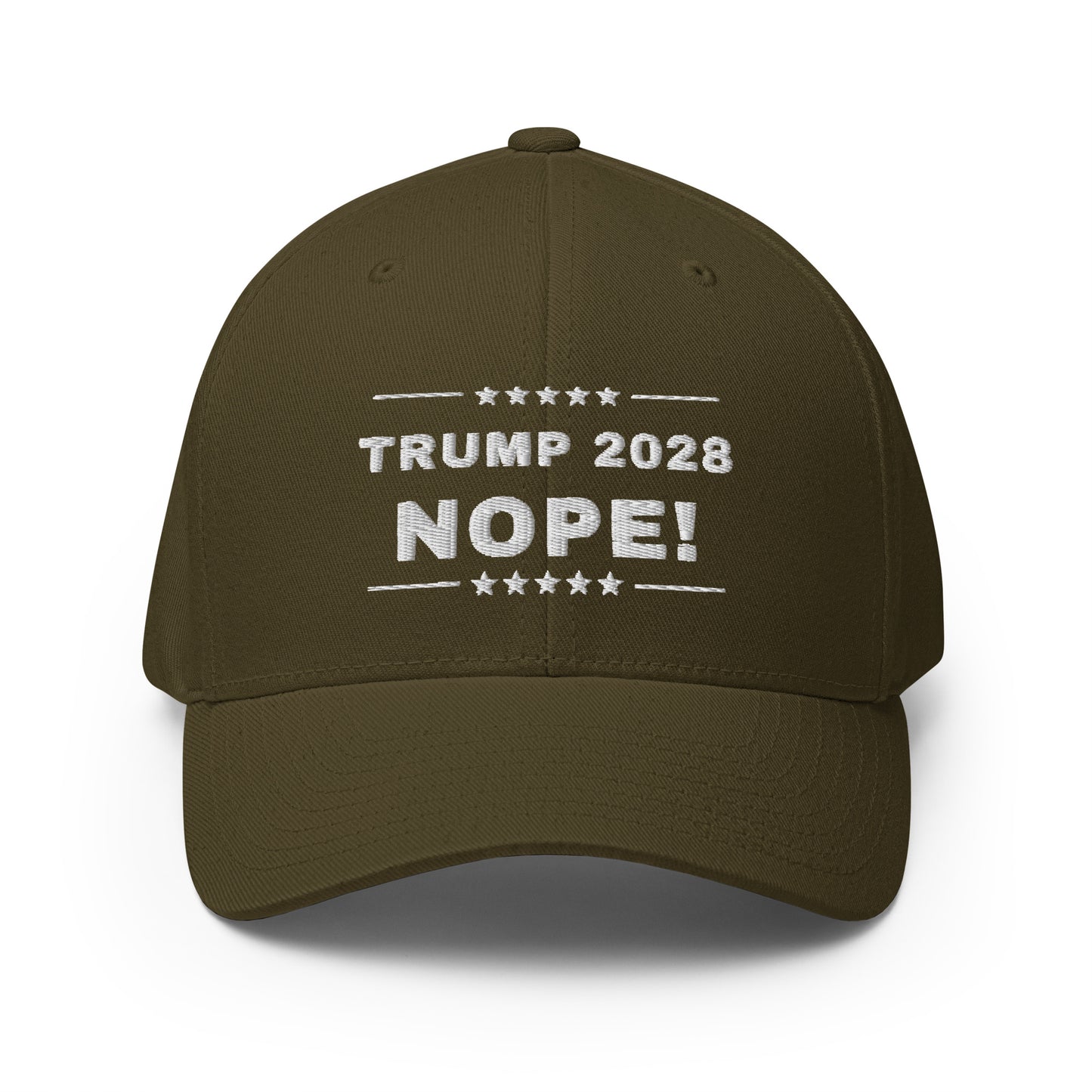 TRUMP 2028 NOPE! Structured Twill Cap