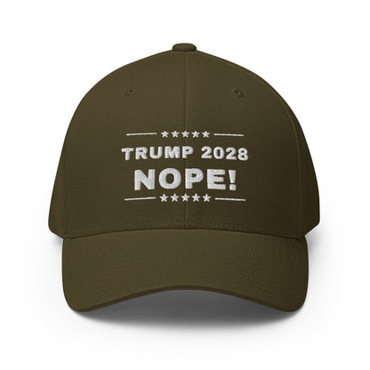 TRUMP 2028 NOPE! Structured Twill Cap