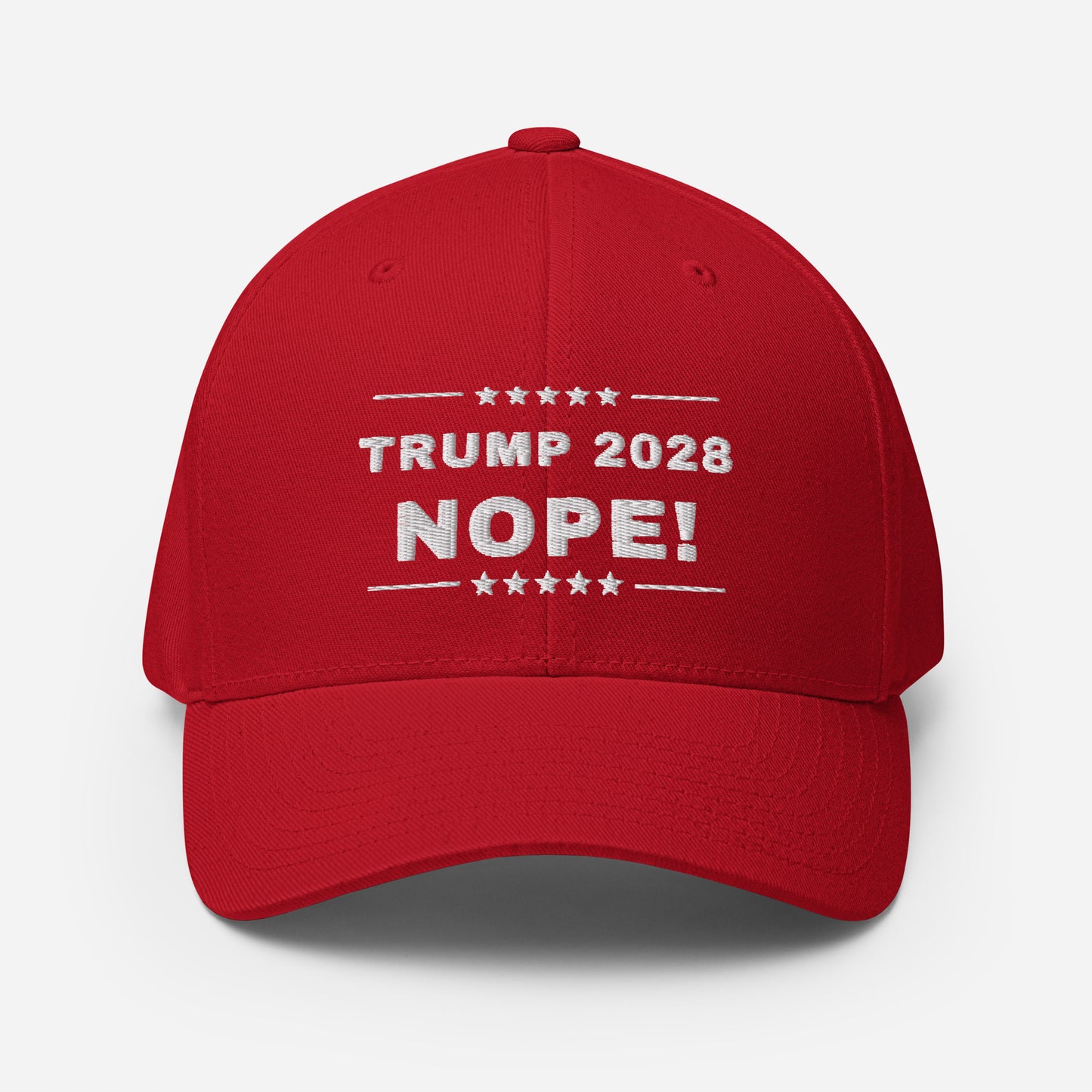 TRUMP 2028 NOPE! Structured Twill Cap