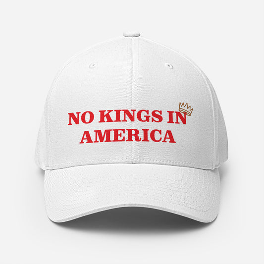 NO KINGS IN AMERICA Structured Twill Cap