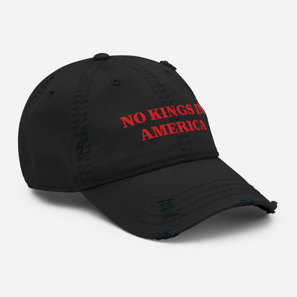 NO KINGS IN AMERICA Distressed Cap