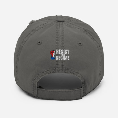 MAKE AMERICA THINK AGAIN Distressed Cap