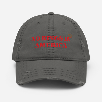 NO KINGS IN AMERICA Distressed Cap