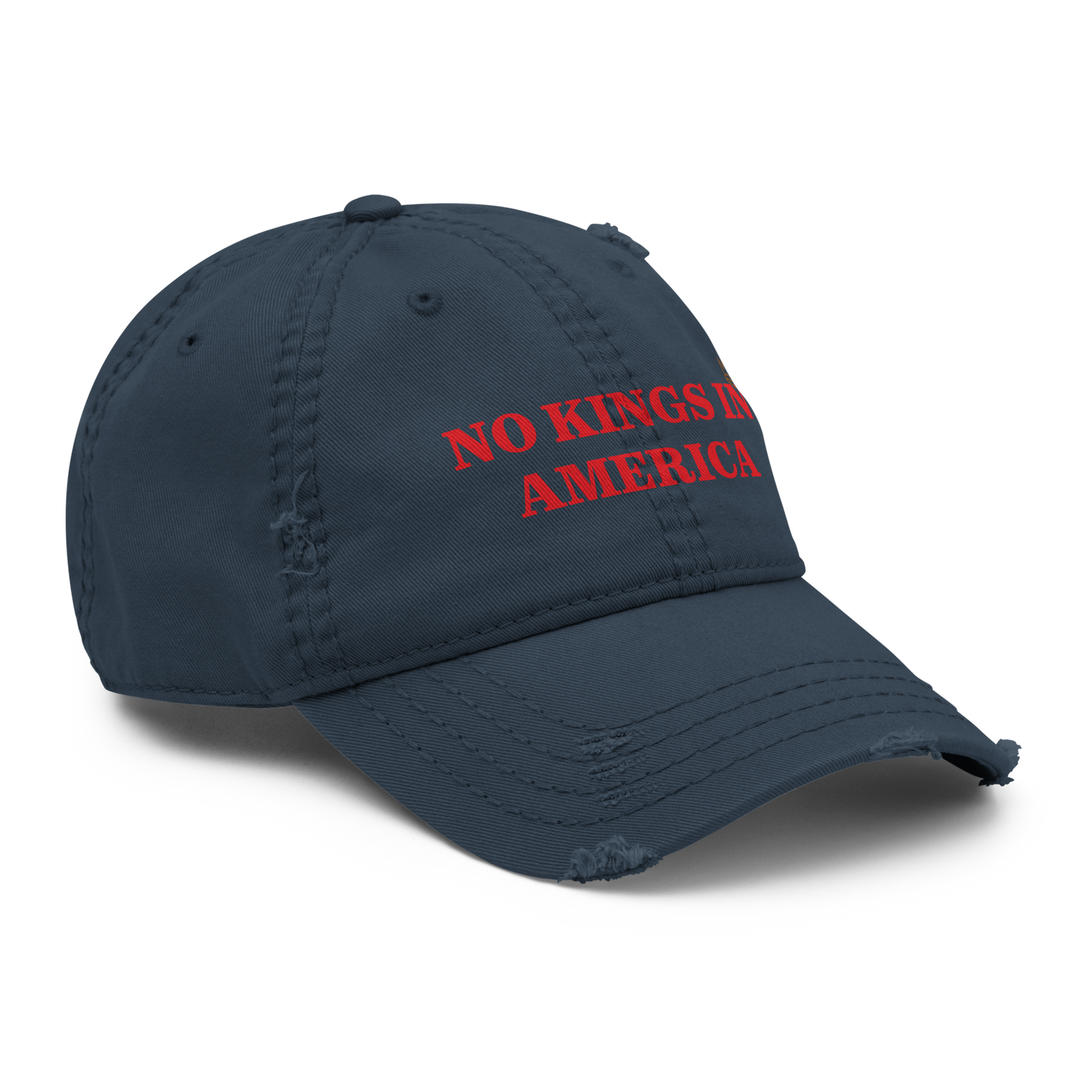 NO KINGS IN AMERICA Distressed Cap