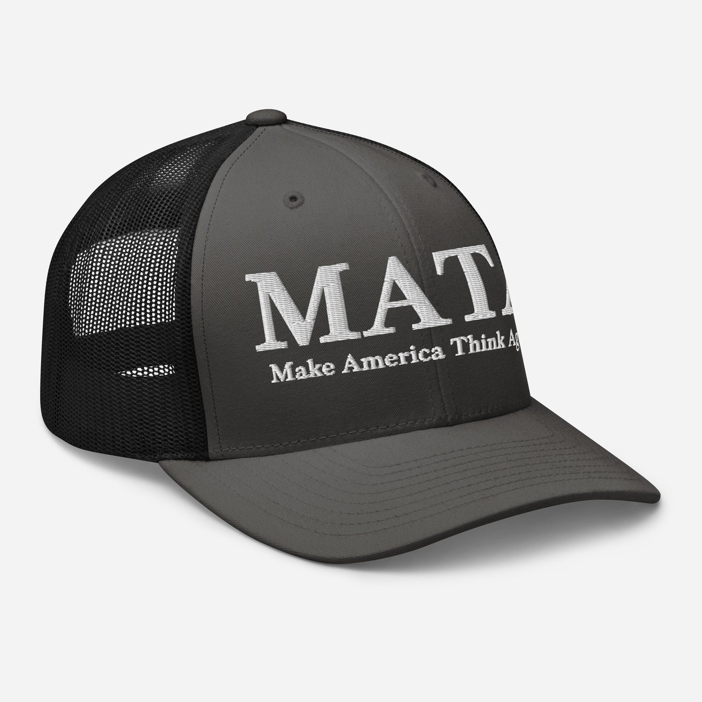 MATA Make America Think Again Trucker Hat