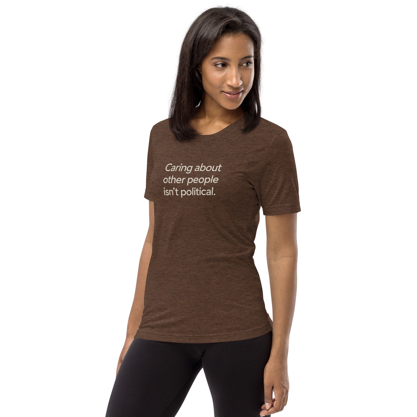 Caring About Other People Isn't Political Short Sleeve Shirt