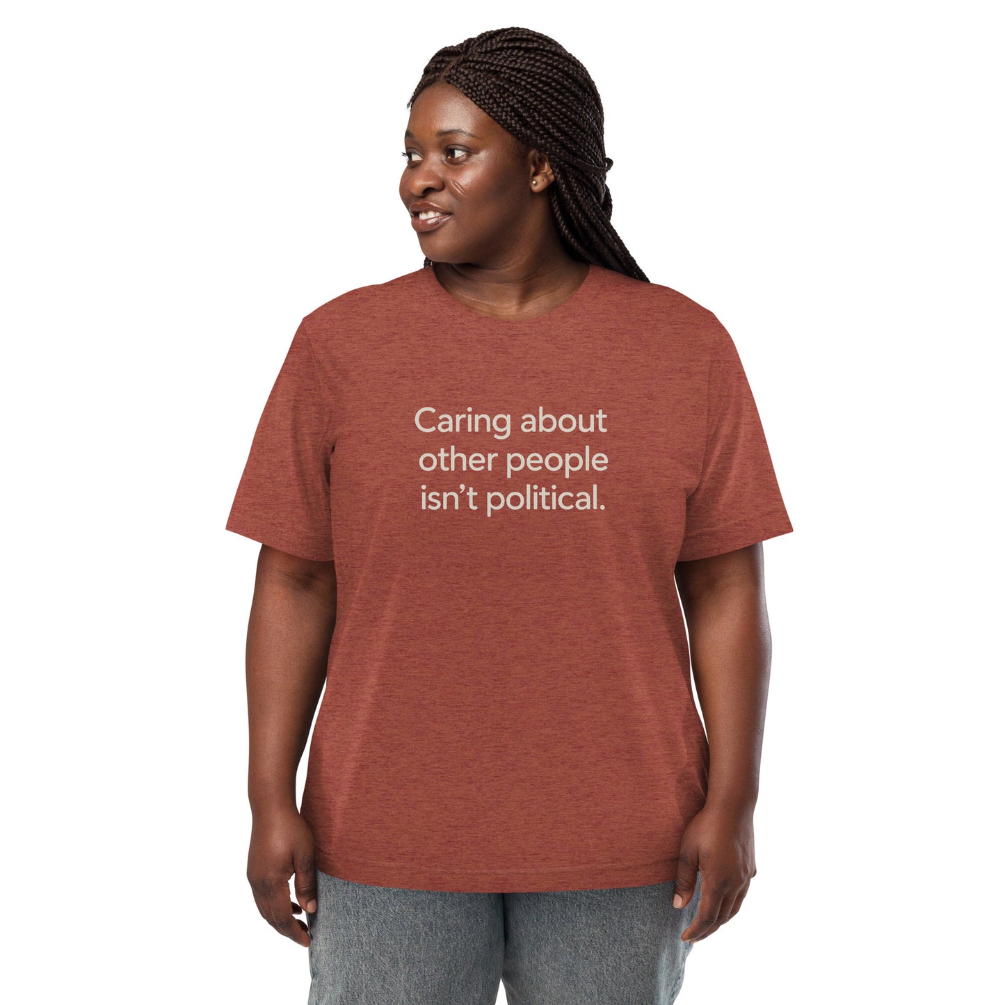 Caring About Other People Isn't Political Short Sleeve Shirt