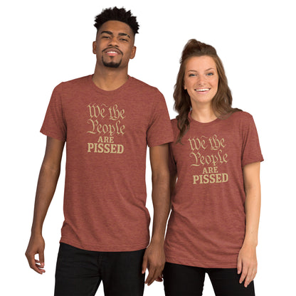 We The People Are Pissed Short Sleeve Shirt