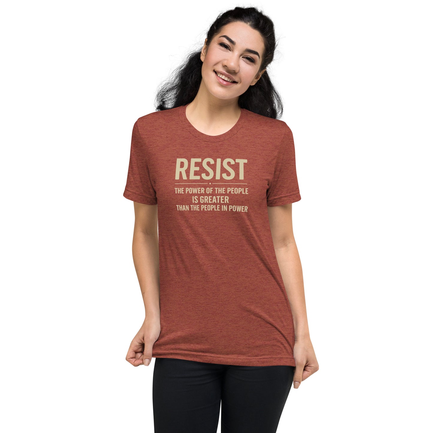 RESIST: The Power Of The People Is Greater Short Sleeve Shirt
