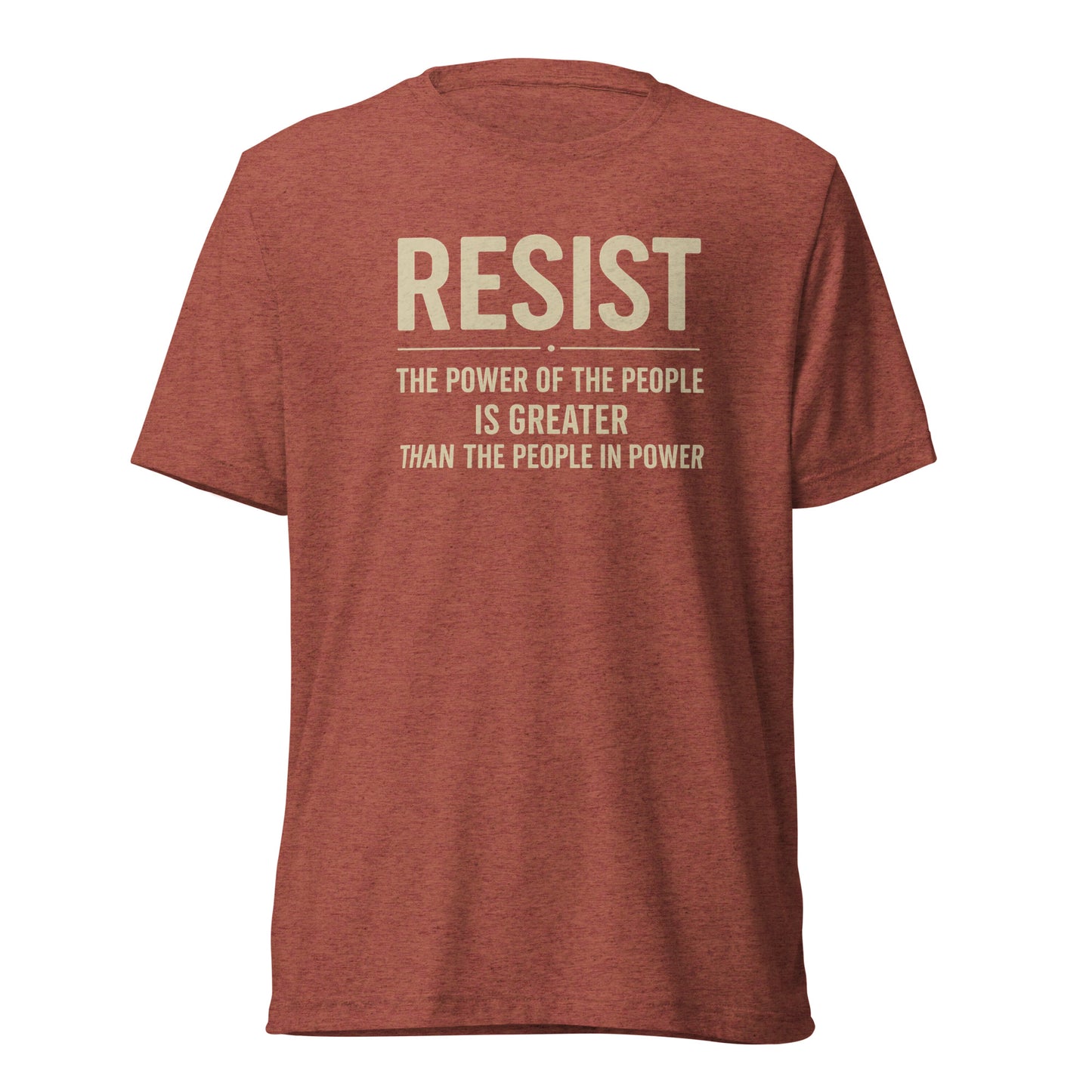 RESIST: The Power Of The People Is Greater Short Sleeve Shirt