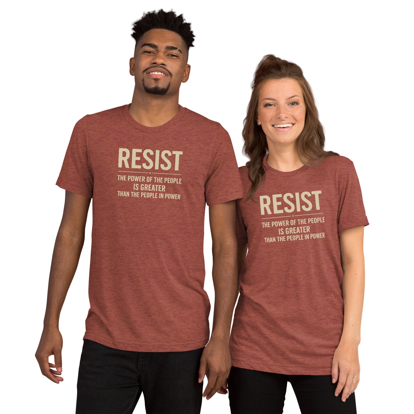 RESIST: The Power Of The People Is Greater Short Sleeve Shirt