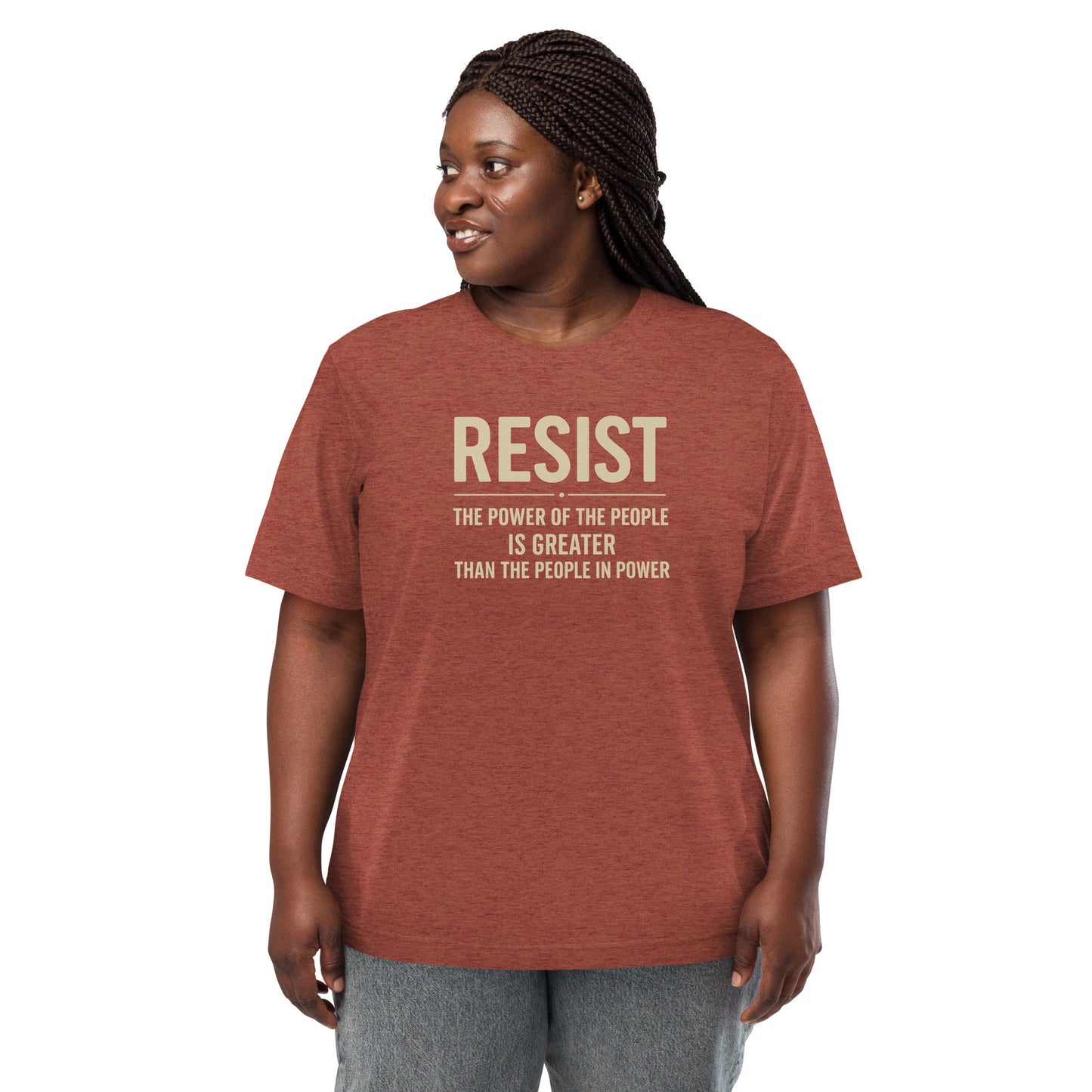 RESIST: The Power Of The People Is Greater Short Sleeve Shirt