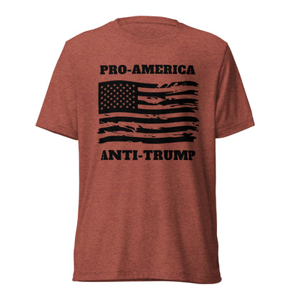 Pro-America/Anti-Trump Short Sleeve Shirt (unisex)