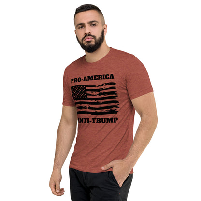 Pro-America/Anti-Trump Short Sleeve Shirt (unisex)