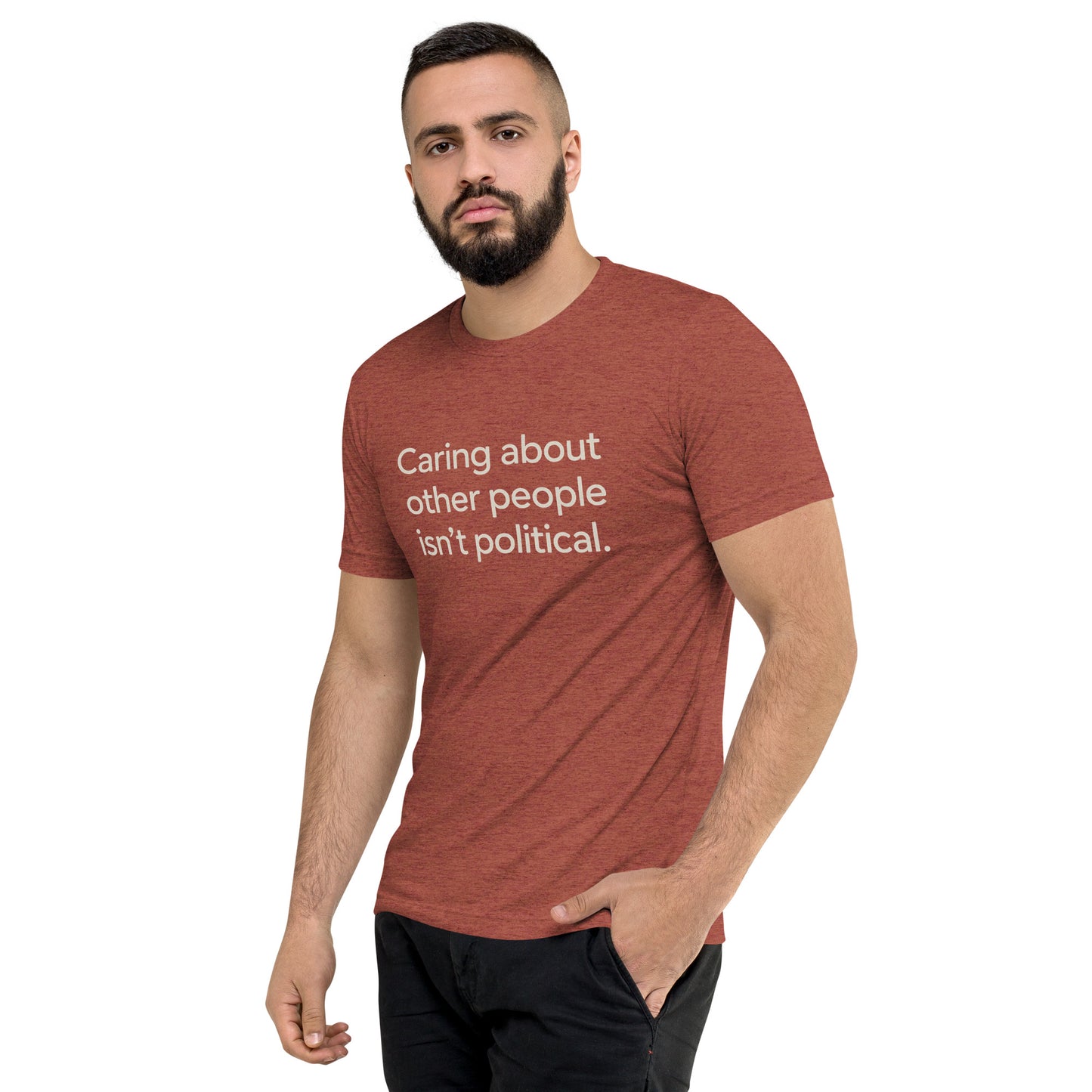 Caring About Other People Isn't Political Short Sleeve Shirt