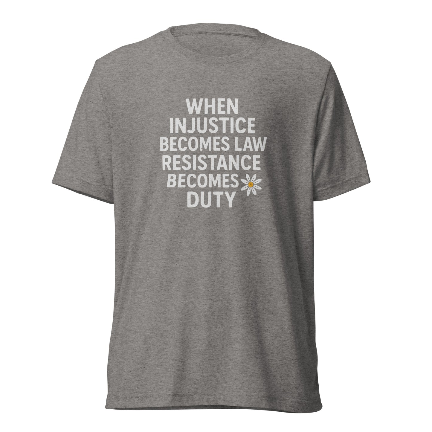 When Injustice Becomes Law Short Sleeve Shirt
