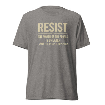 RESIST: The Power Of The People Is Greater Short Sleeve Shirt