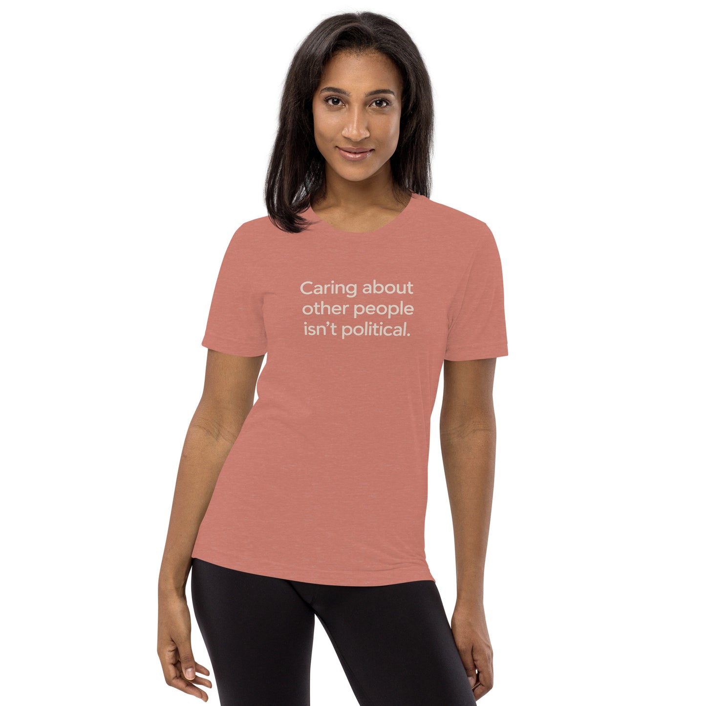 Caring About Other People Isn't Political Short Sleeve Shirt