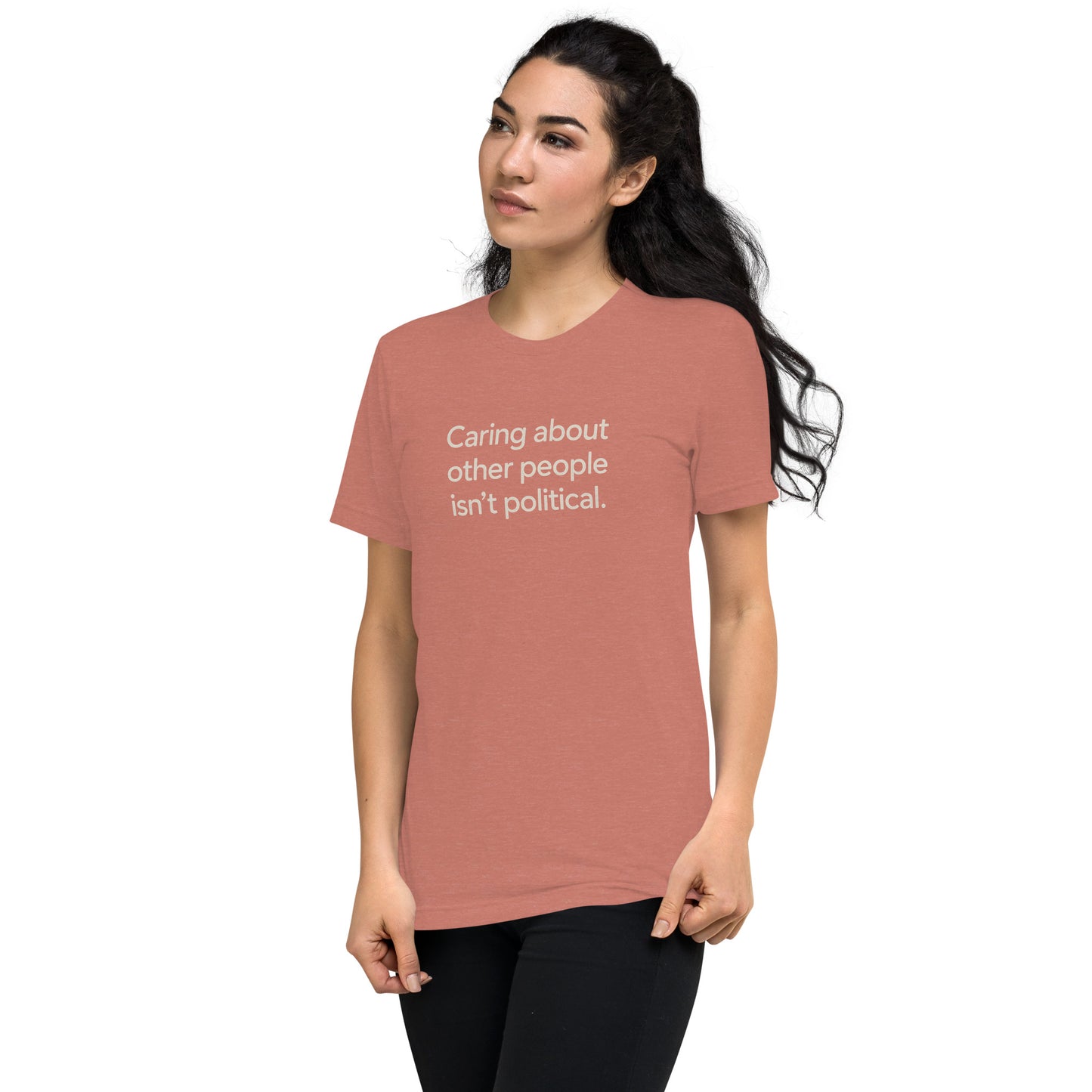 Caring About Other People Isn't Political Short Sleeve Shirt