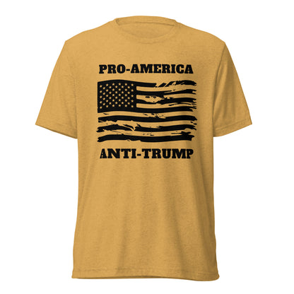 Pro-America/Anti-Trump Short Sleeve Shirt (unisex)
