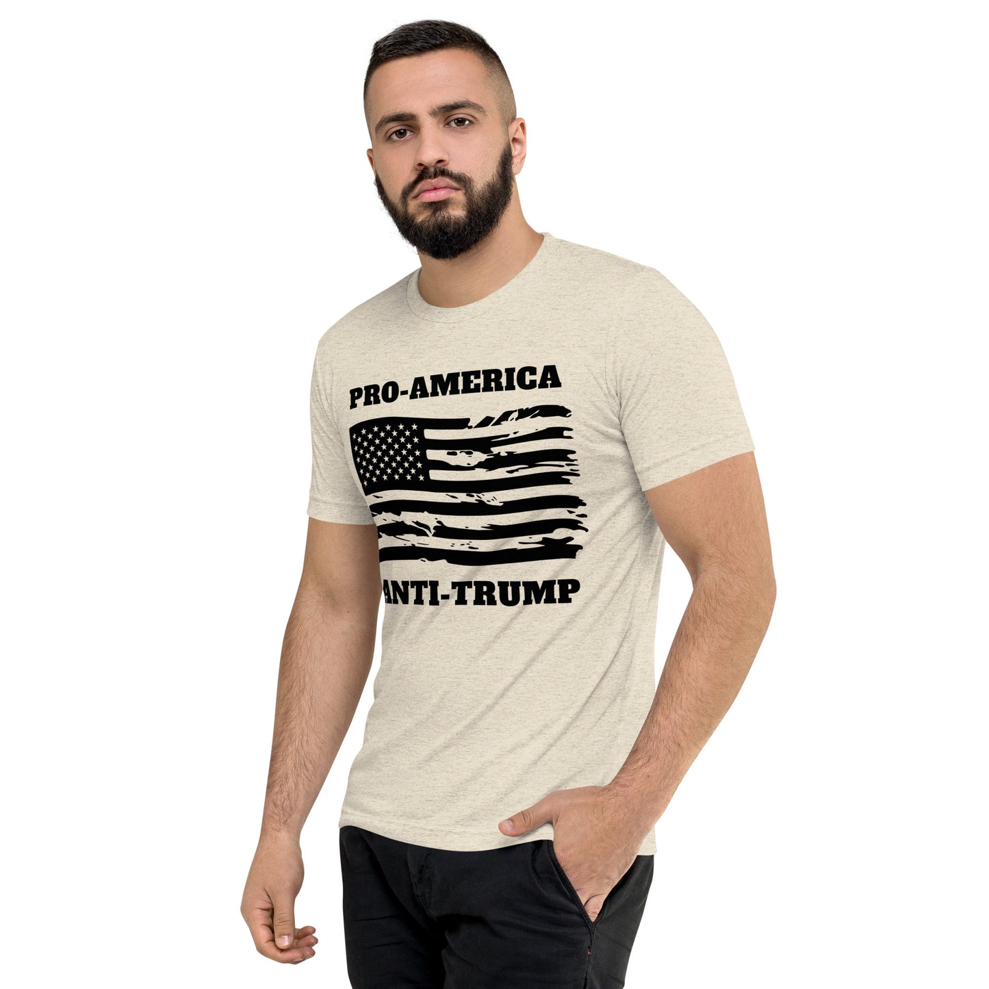 Pro-America/Anti-Trump Short Sleeve Shirt (unisex)
