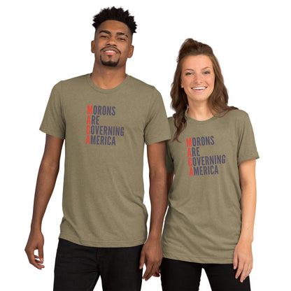 MAGA: Morons Are Governing America Short Sleeve Shirt