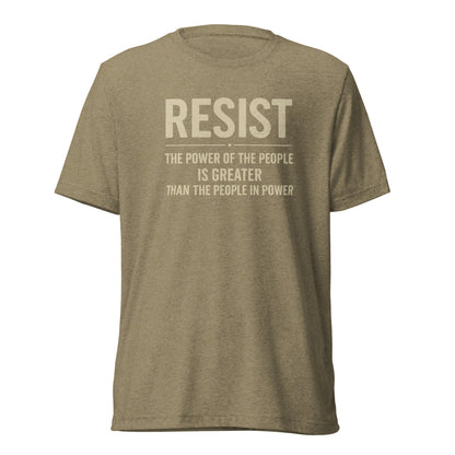 RESIST: The Power Of The People Is Greater Short Sleeve Shirt