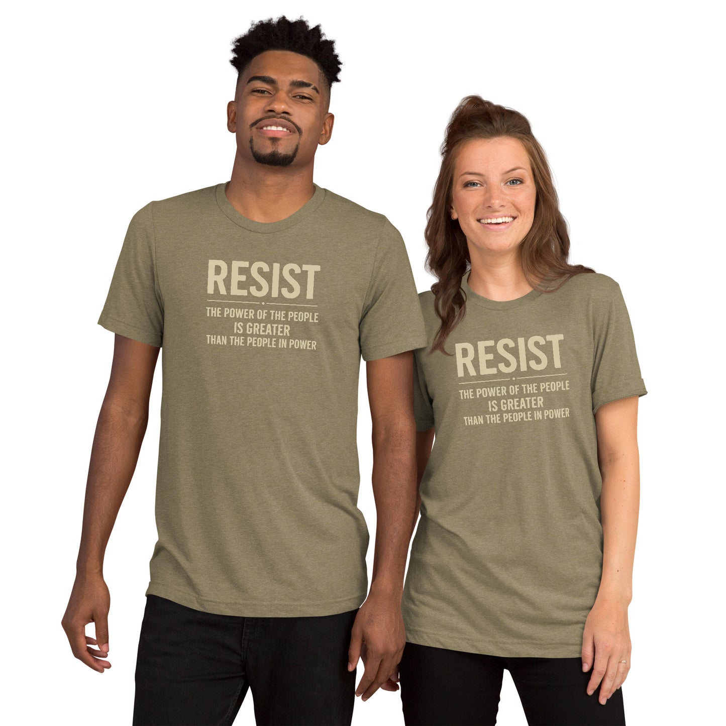 RESIST: The Power Of The People Is Greater Short Sleeve Shirt