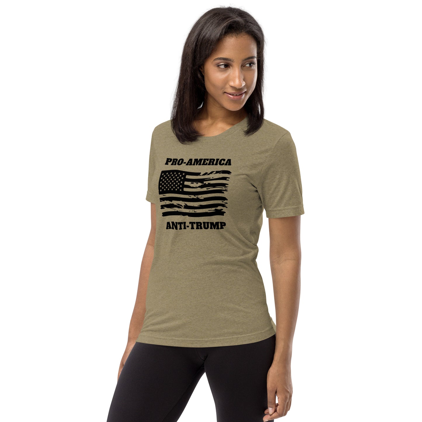 Pro-America/Anti-Trump Short Sleeve Shirt (unisex)