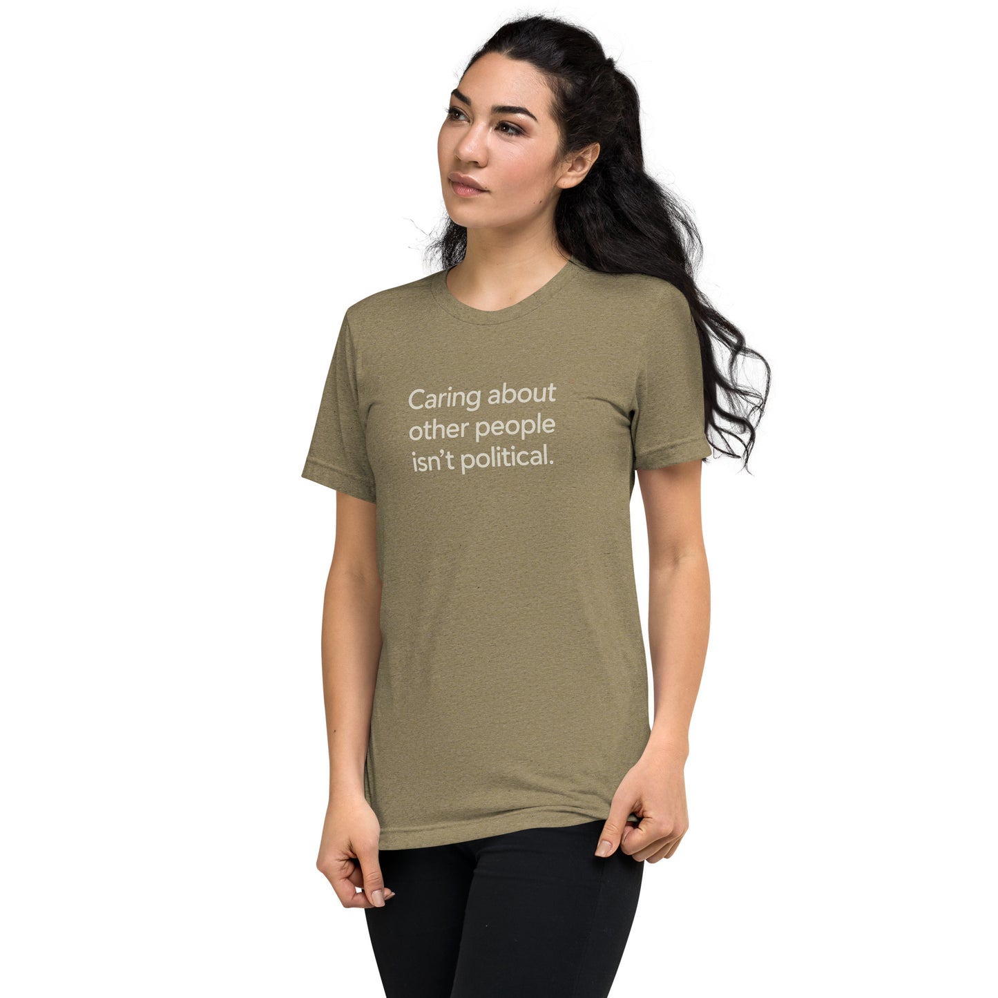 Caring About Other People Isn't Political Short Sleeve Shirt