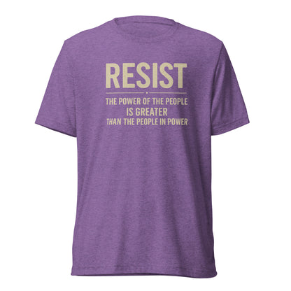 RESIST: The Power Of The People Is Greater Short Sleeve Shirt