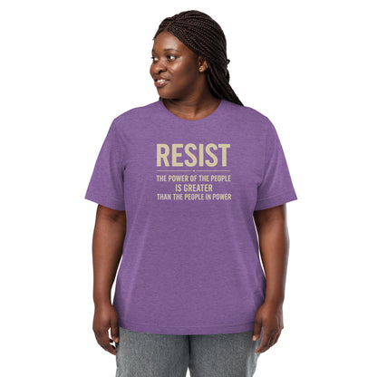 RESIST: The Power Of The People Is Greater Short Sleeve Shirt
