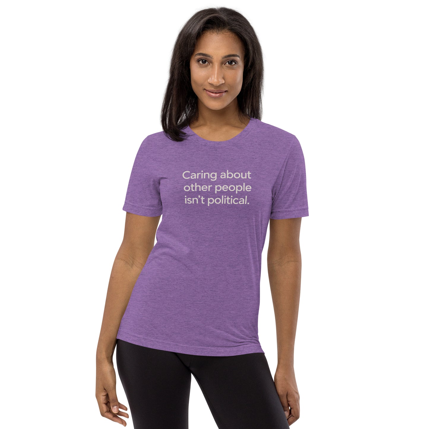 Caring About Other People Isn't Political Short Sleeve Shirt