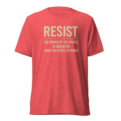 RESIST: The Power Of The People Is Greater Short Sleeve Shirt