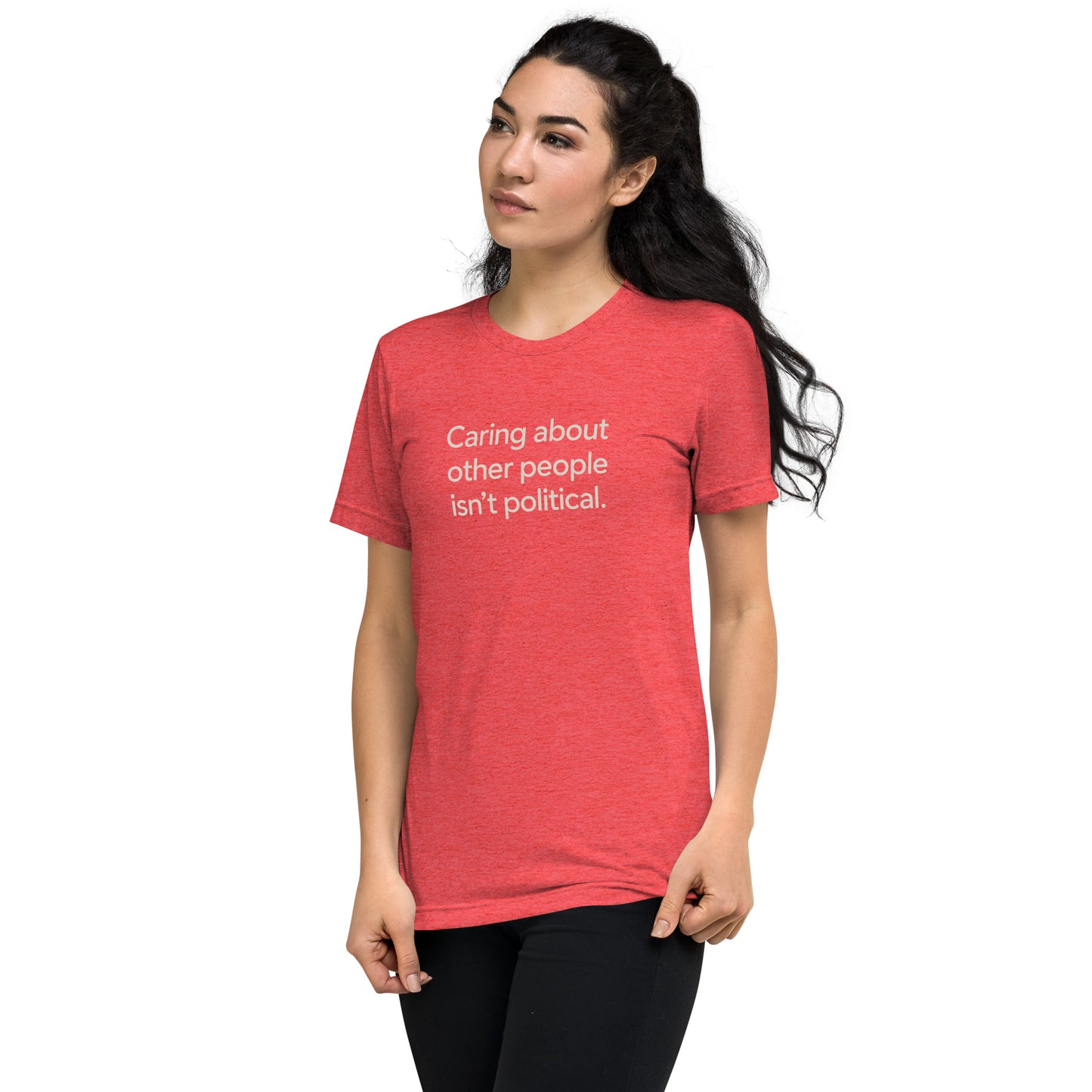 Caring About Other People Isn't Political Short Sleeve Shirt