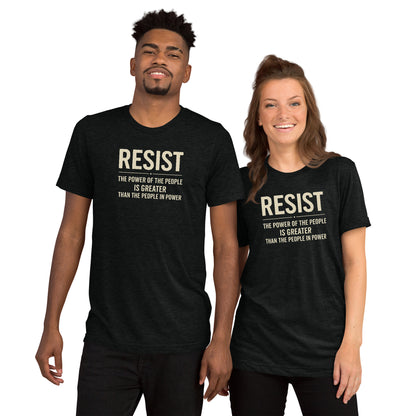 RESIST: The Power Of The People Is Greater Short Sleeve Shirt